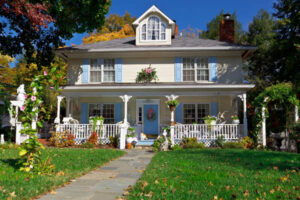 image of a historic house that needs a cooling solution