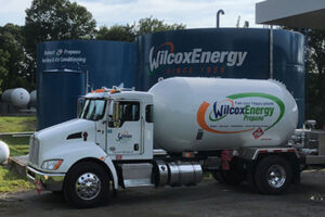 Wilcox Propane Tank And Propane Delivery Truck