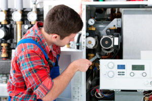 image of a boiler repair and hvac technician