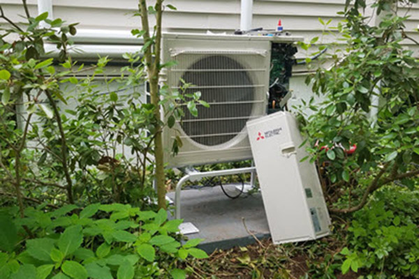 outdoor ductless unit
