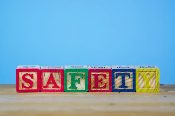 safety word spelled using wooden letter blocks depicting propane guidelines and recommendations