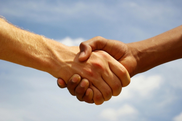 image of a handshake depicting agreement and flexibility