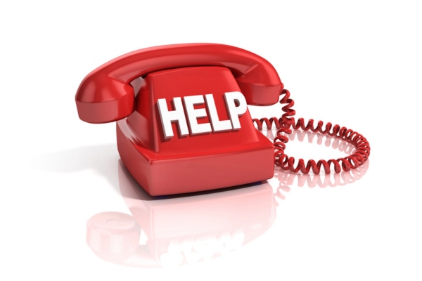 image of help phone depicting emergency support and safety measures